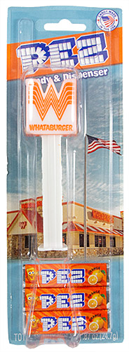 PEZ - Card MOC -Advertising Dispenser - Whataburger