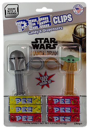 PEZ - Card MOC -Star Wars - The Mandalorian - The Mandalorian - Mini Clip