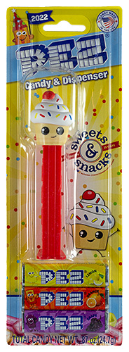 PEZ - Card MOC -Sweets & Snacks Expo - Cupcake Treats - Year 2022