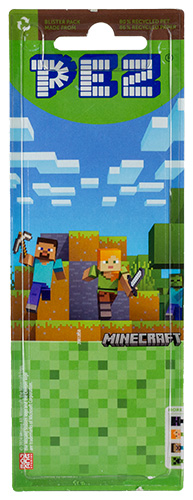 PEZ - Card MOC -Brand Characters - Minecraft - Alex - Euro/US