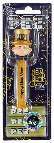 PEZ - Card MOC -PEZ Miscellaneous - Groom New Year 2025 - Chase black bow - C