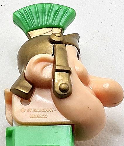 PEZ - Asterix - Series B - Roman Soldier/Centurion - dark shiny