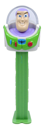 PEZ - Toy Story - Buzz Lightyear - white painted teeth, flesh skin