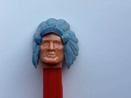 PEZ - Bi-Centennial - Indian Chief - Marbled Headdress