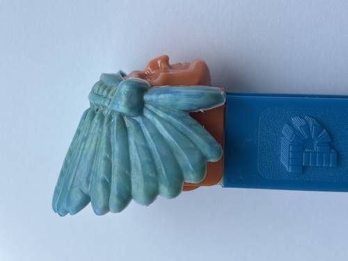PEZ - Bi-Centennial - Indian Chief - Marbled Headdress