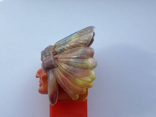 PEZ - Bi-Centennial - Indian Chief - Marbled Headdress