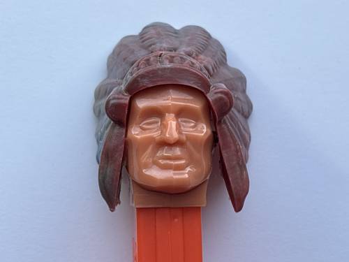 PEZ - Bi-Centennial - Indian Chief - Marbled Headdress