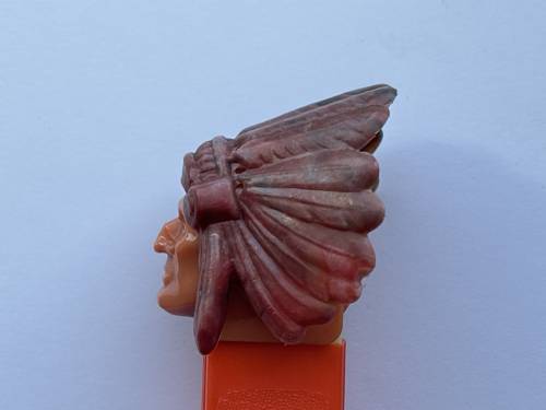 PEZ - Bi-Centennial - Indian Chief - Marbled Headdress