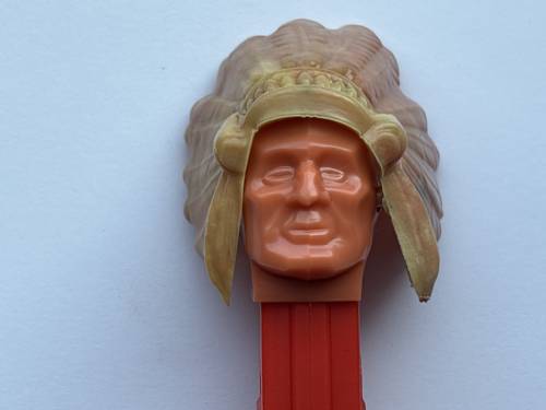 PEZ - Bi-Centennial - Indian Chief - Marbled Headdress