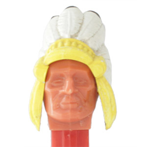 PEZ - Bi-Centennial - Indian Chief - White Headdress