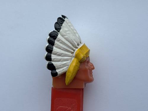 PEZ - Bi-Centennial - Indian Chief - Yellow Headdress