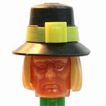 PEZ - Pilgrim  Dark Tan Face, Yellow Hatband