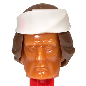 PEZ - Bi-Centennial - Wounded Soldier - Dark Tan Face