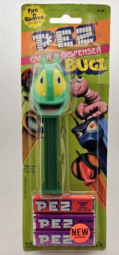 PEZ - Bugz - Grasshopper - Green Head