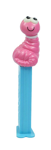 PEZ - Bugz - Worm - Pink Head