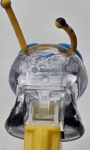 PEZ - Bugz - Crystal Collection - Baby Bee - Clear Crystal Head