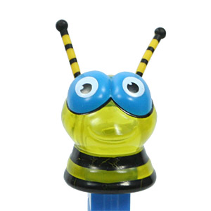 PEZ - Bugz - Crystal Collection - Baby Bee - Yellow Crystal Head