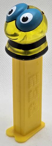 PEZ - Bugz - Crystal Collection - Baby Bee - Yellow Crystal Head
