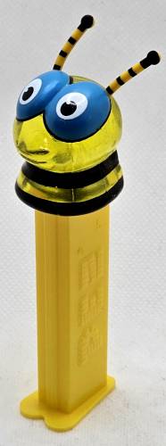 PEZ - Bugz - Crystal Collection - Baby Bee - Yellow Crystal Head