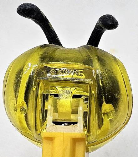 PEZ - Bugz - Crystal Collection - Bee - Yellow Crystal Head