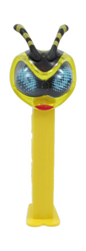 PEZ - Bugz - Crystal Collection - Bee - Yellow Crystal Head