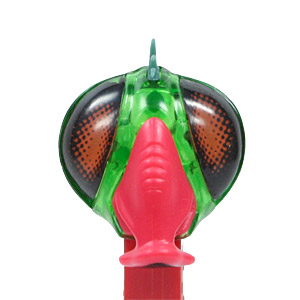 PEZ - Bugz - Crystal Collection - Fly - Dark Green Crystal Head
