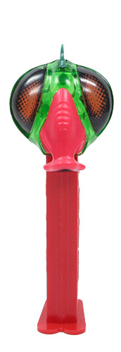 PEZ - Bugz - Crystal Collection - Fly - Dark Green Crystal Head