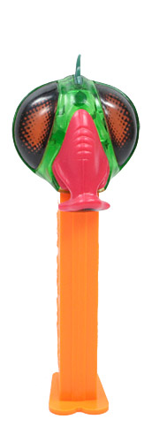 PEZ - Bugz - Crystal Collection - Fly - Dark Green Crystal Head