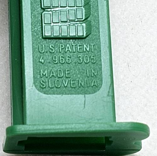 PEZ - Bugz - Crystal Collection - Grasshopper - Clear Crystal Head