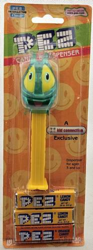 PEZ - Bugz - Crystal Collection - Grasshopper - Green Crystal Head