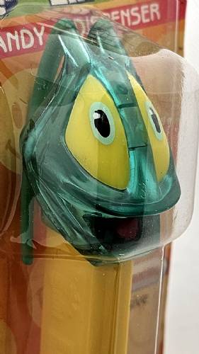 PEZ - Bugz - Crystal Collection - Grasshopper - Green Crystal Head