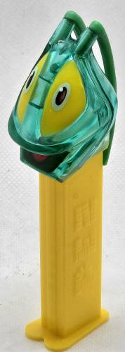 PEZ - Bugz - Crystal Collection - Grasshopper - Green Crystal Head