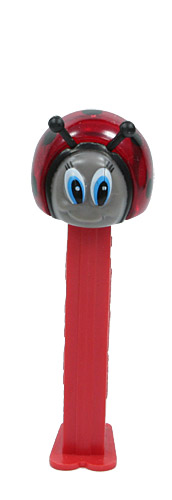 PEZ - Bugz - Crystal Collection - Ladybug - Red Crystal Head