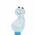 PEZ - Worm  Clear Crystal Head