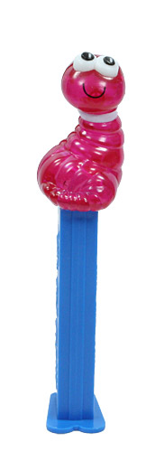 PEZ - Bugz - Crystal Collection - Worm - Red Crystal Head