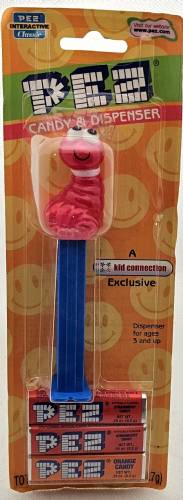 PEZ - Bugz - Crystal Collection - Worm - Red Crystal Head