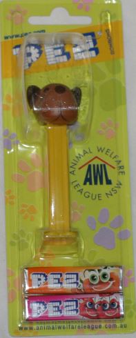 PEZ - Charity - AWL / SOS - Original - Barky Brown - Brown head