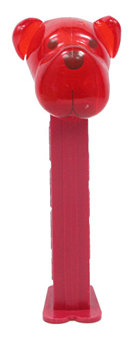 PEZ - AWL / SOS - Crystal - Barky Brown - Crystal Red Head