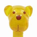 PEZ - Barky Brown  Crystal Yellow Head on Yellow