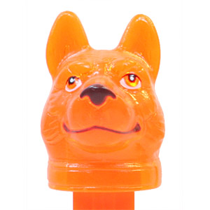 PEZ - Charity - Digger the Dog - Crystal Orange Head