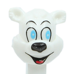 PEZ - Christmas - Polar Bear - White Head - A