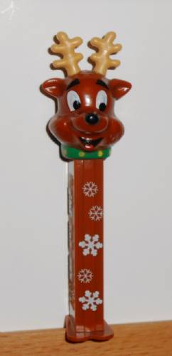 PEZ - Christmas - Reindeer - 8 Dots on Collar - A