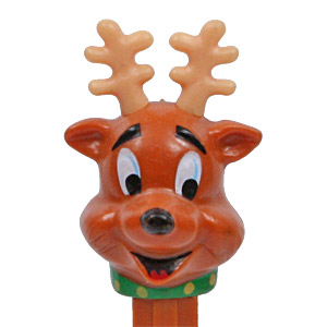 PEZ - Christmas - Reindeer - 8 Dots on Collar - A