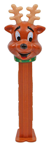 PEZ - Christmas - Reindeer - 8 Dots on Collar - A