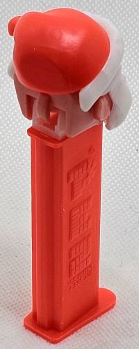 PEZ - Christmas - Santa Claus - Pink Head, Neon Red Hat - D