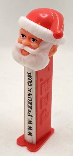 PEZ - Christmas - Santa Claus - Pink Head, Red Hat - D