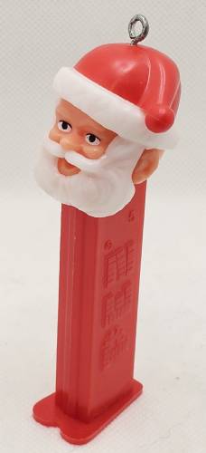 PEZ - Christmas - Santa Claus - Pink Head, Red Hat - D