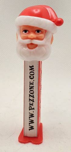 PEZ - Christmas - Santa Claus - Pink Head, Red Hat - D