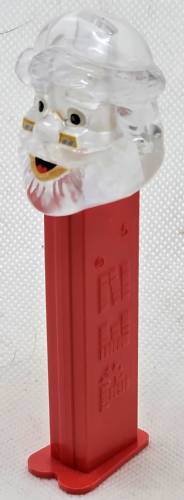 PEZ - Crystal Collection - Santa Claus - Clear Crystal Head, Clear Crystal Hat - E