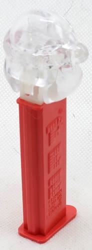 PEZ - Crystal Collection - Santa Claus - Clear Crystal Head, Clear Crystal Hat - E